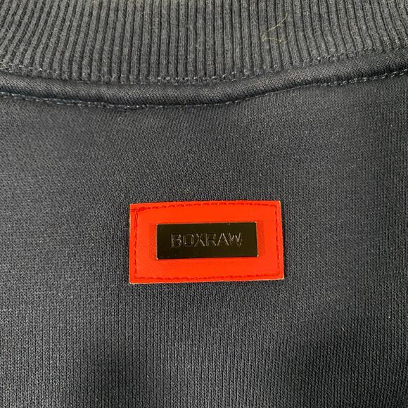 Boxraw Men's Navy Gorilla Patch Pullover Sweatshirt Size L - Picture 9 of 11